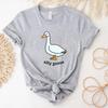 Silly Goose TShirt Cute Goose Short Sleeve Shirts Silly Goose University Shirt Funny Goose Tee Unisex Trendy Summer Casual Tops