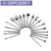 High Speed Steel Woodworking Rotary File Engraving Milling Cutter Electric Grinder Tool Accessories Grinding
