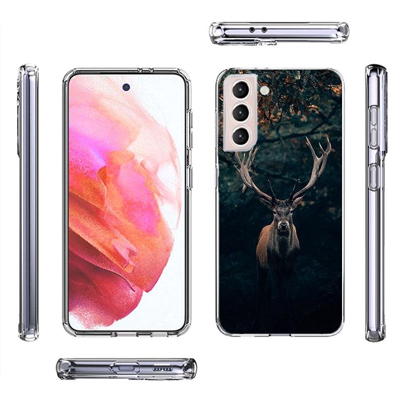 Deer Hunting Camo Phone Case For Galaxy A14 A24 A34 A54 Samsung A02S A12 A22 A32 A42 A52 A72 A13 A33 A53 5G A03 A03S A23 A73 A20