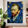 Post Impressionist Painters V-Van Gogh Printed Large Wall Tapestry Indian Buddha Wall Decoration Bohemian Hippie Wall Art Decor