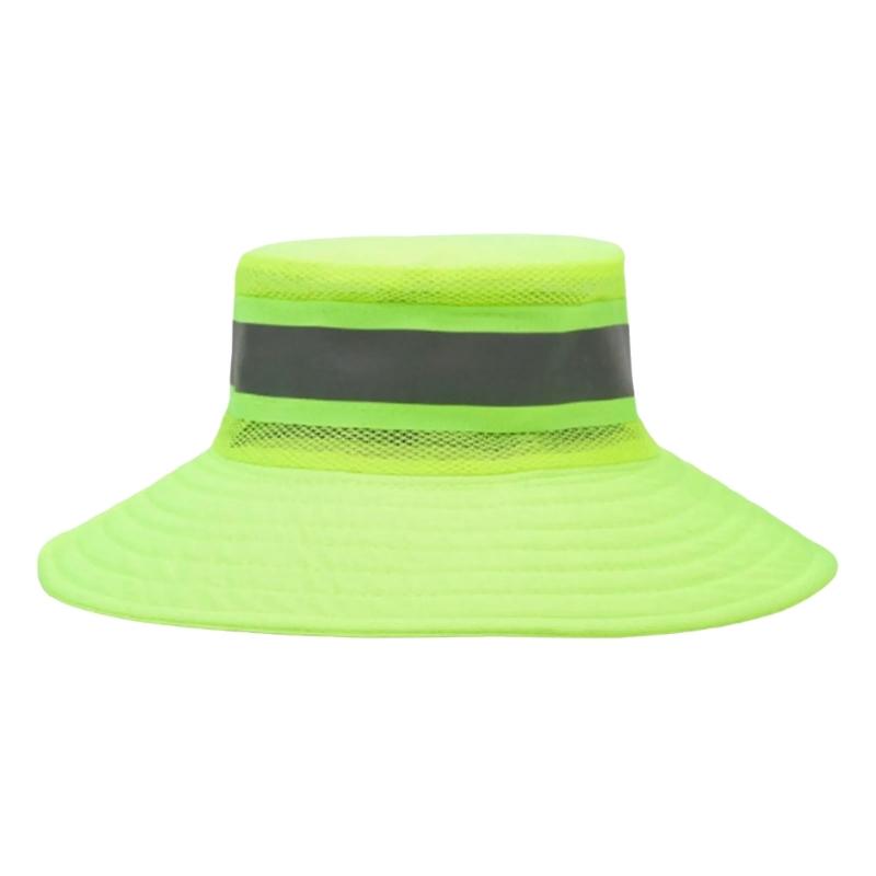 Lightweight Travel Hat Breathable Polyester Sun Cap With Reflective Strips For Running And Hiking