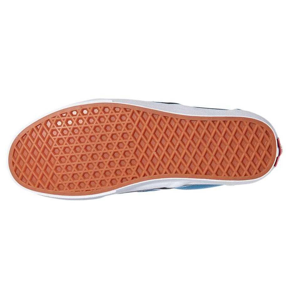 Vans CLASSIC SLIP ON Low top Skateboard Shoes Women's Blue VN000D6BE2W1