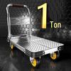Steel Plate Portable Folding Hand Truck & Flatbed Trolley