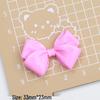 Multicolor Cartoon Bow Resin Jewelry & Shoe Clip DIY Accessories