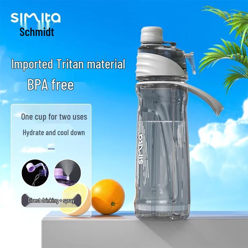 Simita Sports Water Bottle with Spray Function