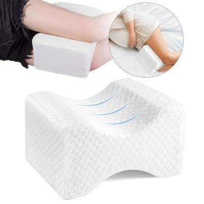 Leg Pillow Comfortable Memory Foam Knee Pillow Pressure-relief Firm Support Leg Cushion for Side Sleepers