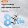 240W Type-C Female to Female Adapter High Speed PD Fast Charging USB C Extender Converter for Gaming Laptop Docking