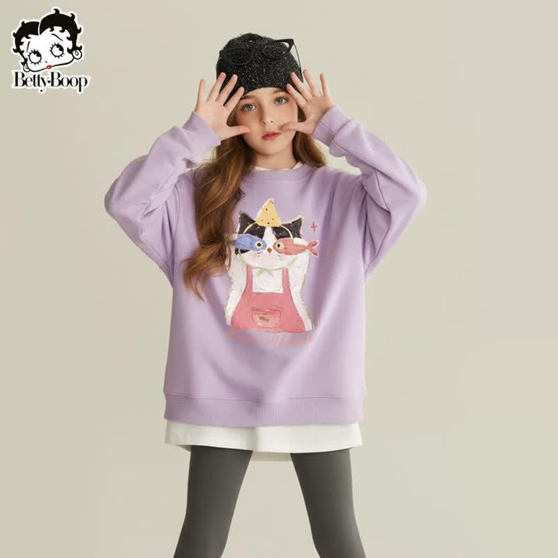 Betty Kids Girls  Cartoon Sweatshirt 160 cm