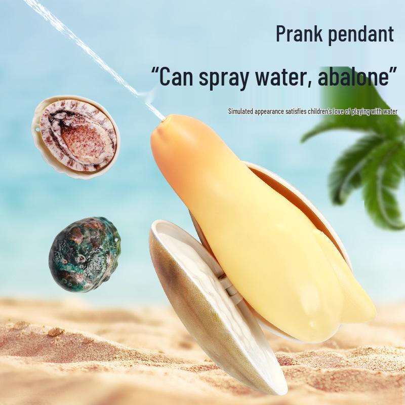 

Geoduck Shell Squirt Gun: Press-Type Prank Water Toy
