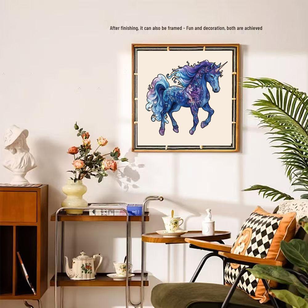 HOOLOOG Dream Unicorn Wooden Puzzle Toy - Original Brain-Teaser Educational Money Box
