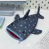 Cute Shark Pencil Case, Large Capacity Multi-functional Stationery Box, Creative Ins Style Pouch for Boys & Girls