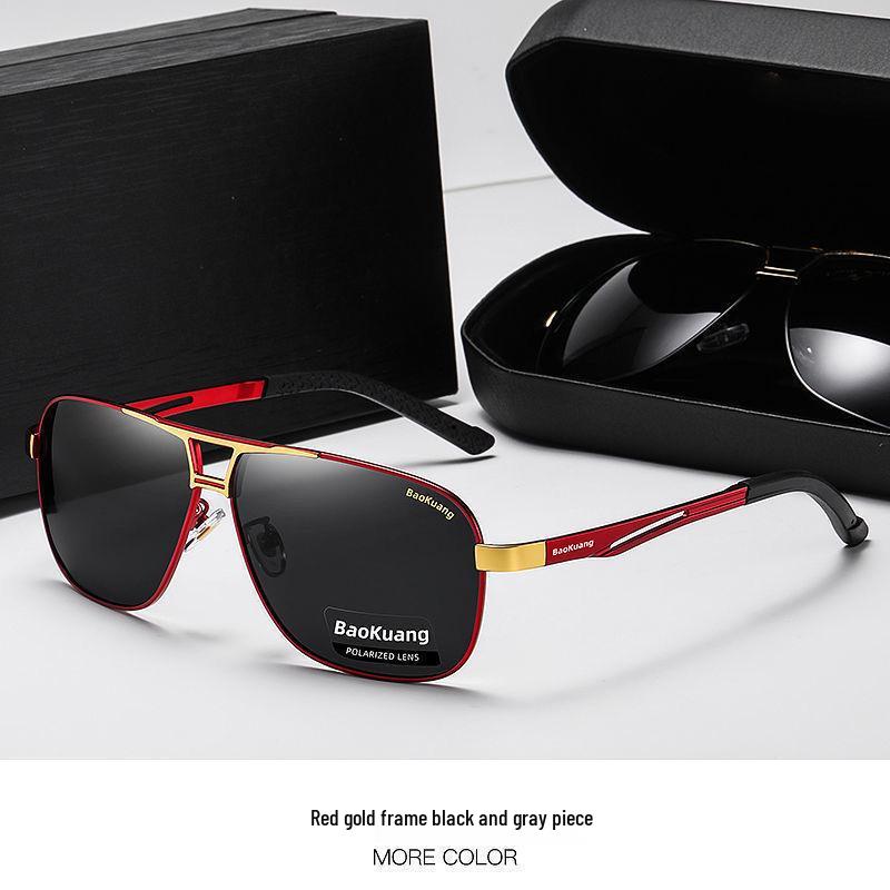 Men's Dual-Use Color-Changing Polarized Sunglasses for Day/Night: Anti-Glare, HD Vision for Driving & Fishing