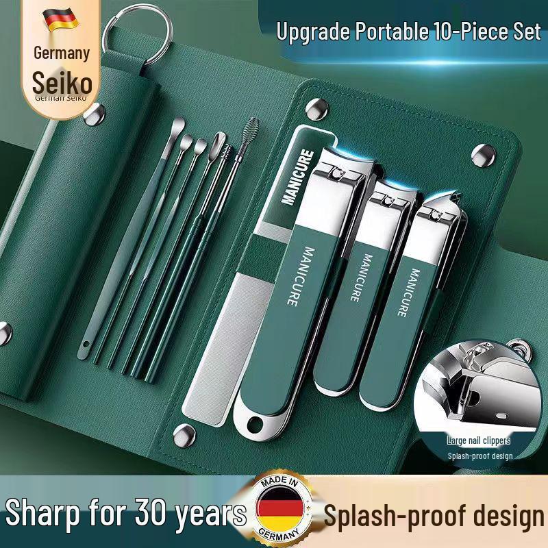 

Multifunctional Anti-Splash Nail Clipper Set for Thick Nails and Onychomycosis.