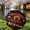 Custom Name Personalized Manchester United Print Umbrella, Auto Open Close, 8‑Rib Sturdy Frame, Commute Camping Hiking Use, Birthday Gift