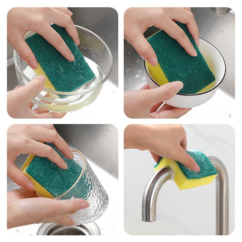 Multi-functional Non-stick Dishwashing Sponge and Scrubber for Stain Removal