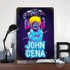 Poster Retrò John Cena Arte da Parete Personalizzata Segnali Metallici Vintage Targhetta in Latta Retrò per Man Cave Arredo Bagno Decorazioni per la Casa
