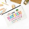 Thank You Teacher for Everything You Have Done for Us Printed Pencil Bag Stationery Bags Travel Makeup  Pouch Gift for Teachers