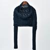 Scarf With Sleeves Women Soft Knitted Wrap New Fashionable Pullover Shawl Windproof Warm Autumn Winter Poncho