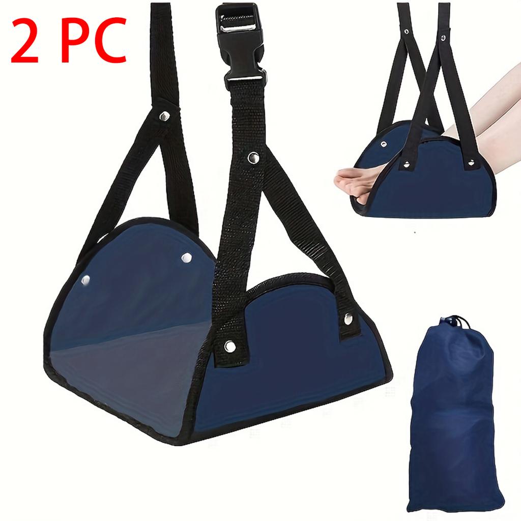 Adjustable foot hammocks for travel, car, airplane rest, office hanging, simple leg support foot pads, foot hammocks