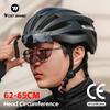 WEST BIKING Extra Großer Fahrradhelm für 62-65cm Kopfumfang Ultraleicht Integrierte Formgebung MTB Rennradhelm Fahrradkappe
