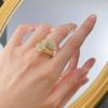 SpringLady 18K Gold Plated 925 Sterling Silver Lab Sapphire Gemstone Luxury Fine Ring for Women Party Jewelry Gifts