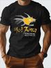Surf Grafik T-Shirt Herren Strand Retro Lässig Sommer Streetwear Tee