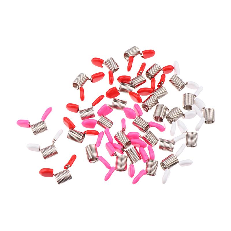 

10 шт. Креативные удобные стопоры для бусин, концы проволоки для бисера, инструмент для нанизывания ювелирных изделий, для изготовления ювелирных изделий ручной работы белый