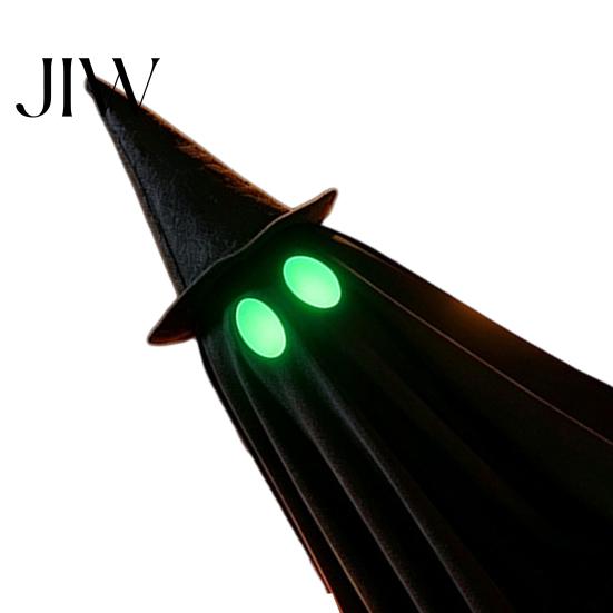 Spooky Party Decorations for Festival Halloween Ghost Decoration, Glow in The Dark Standing Ghost, Realistic Decor Small Black Fabric Tabletop,