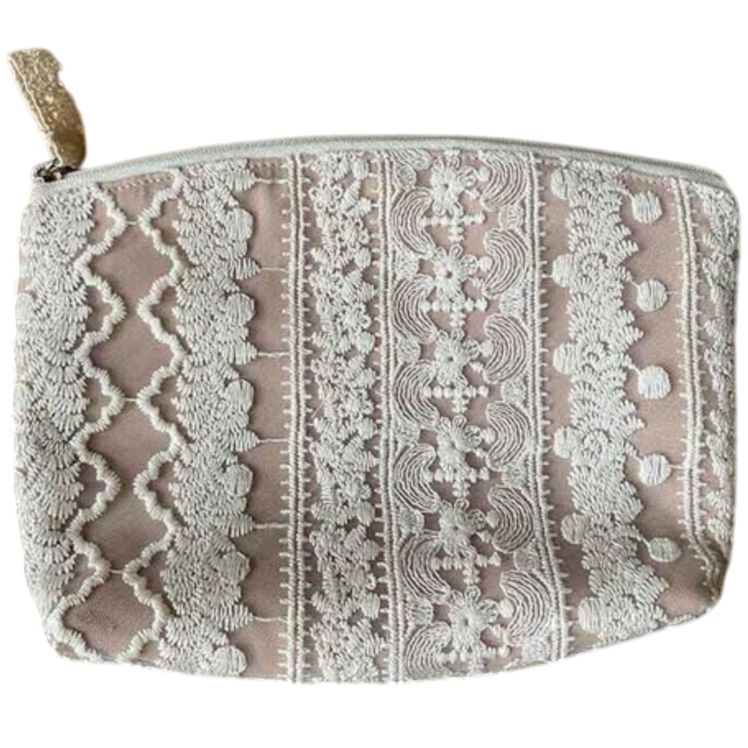 

Vivienne 13 x 20 x 5 см Серия Clio Кружевная вышивка Чехол для аксессуаров WK2505A1 [Косметичка Бежевый] бежевый