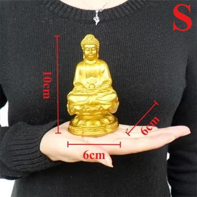 Resin Buddha Statue Chinese Resin Handicrafts Feng Shui Buddha Statue Ornament Home Decoration Office Buddha Statue Decoration