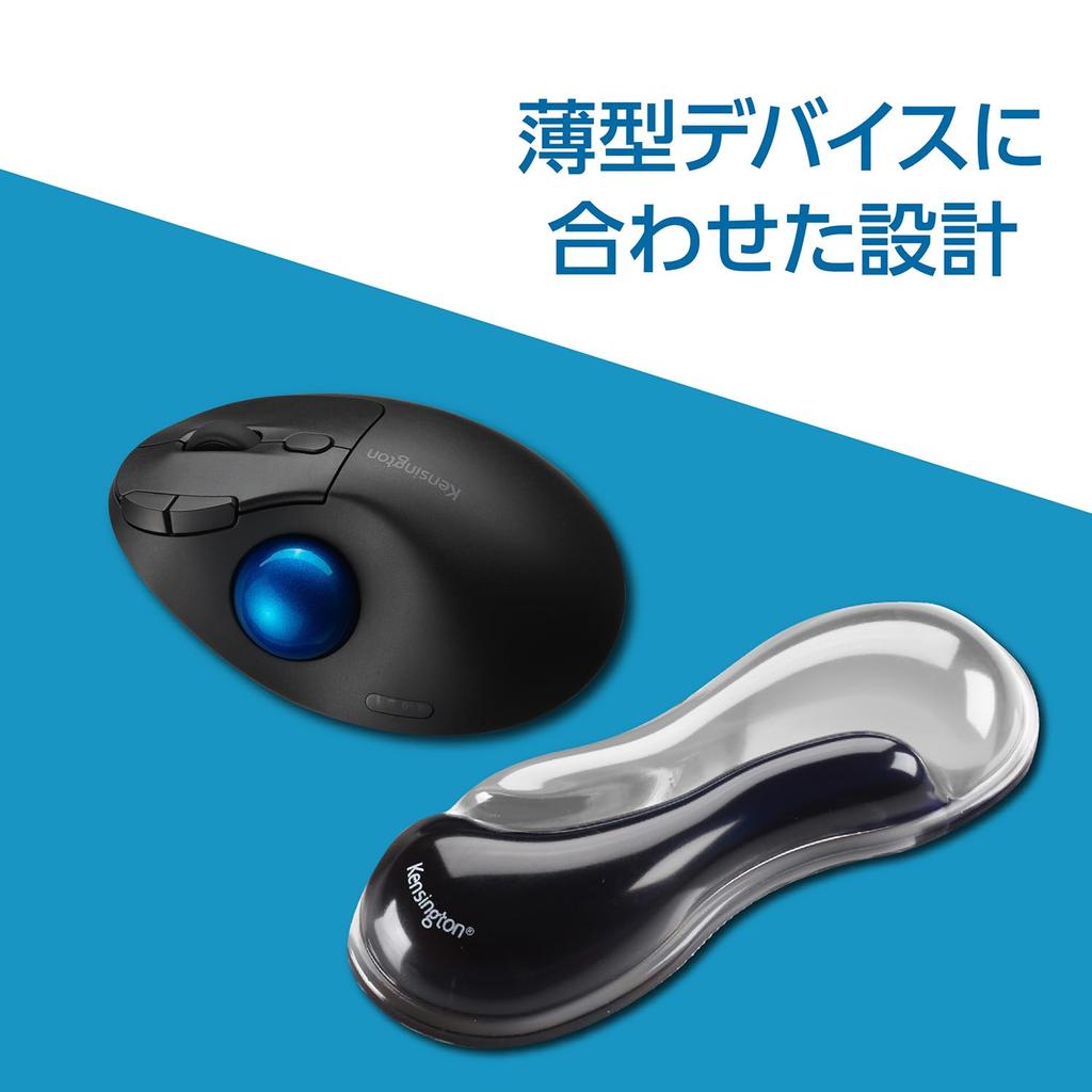 Kensington Pro Fit Ergo TB450 Wireless with Patented Ball Eject Bluetooth Low 7 Function and Up to Battery Life Trackball, K72194JP, Blue, Button,