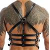 Sexy Men'S Shoulder Strap Punk Bondage Strap Belt Unisex Performance Jewelry Trend Waist Chain