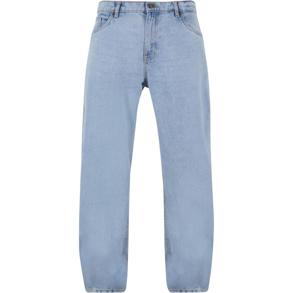 Urban Classics Mens Heavyweight Zipped Straight Leg Jeans