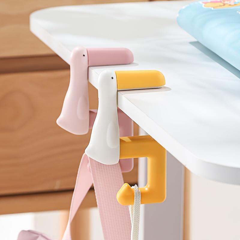 Backpack hook for elementary school students, a magic tool for hanging bags on the side of the study desk, adjustable hook for dormitory desks,