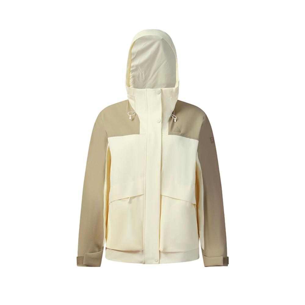 

Fila Explorer Fashion Простая Повседневная Спортивная Уличная Удобная Универсальная Теплая Куртка 3-в-1 со Съемным Капюшоном Женские куртки Dew-White A11W547705FIV M