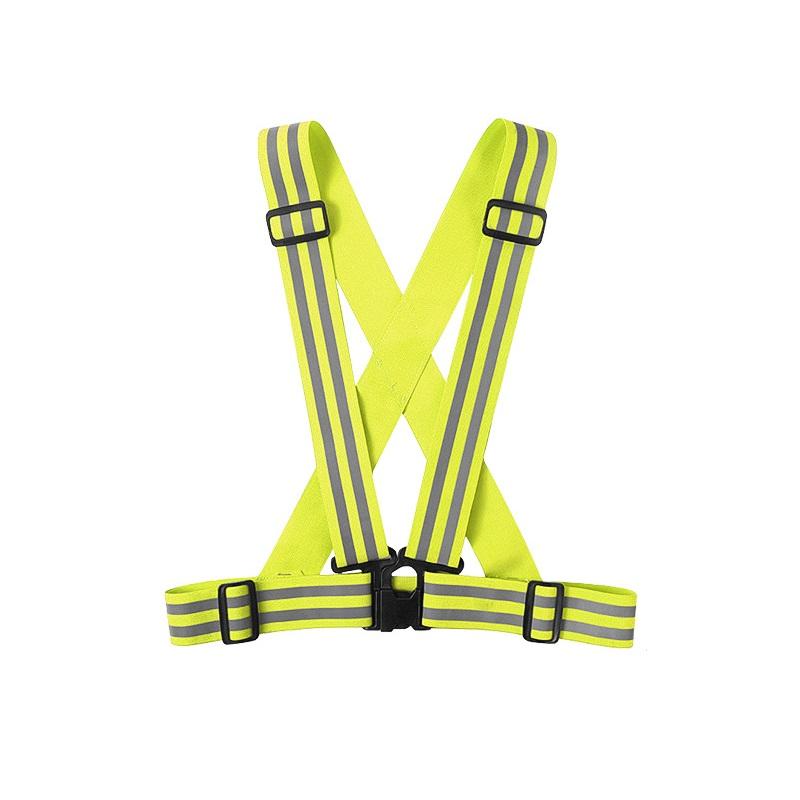 Widen 5CM Highlight Reflective Straps for Adults and Children Night Running Riding Clothing Adjustable Safety Vest, Elastic Band