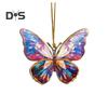 Akrylová barevná závěsná dekorace motýl Oboustranný interiér Venkovní vánoční stromeček Nástěnný závěsný přívěsek zvířátka