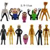 Hot Selling Toilet Man Vs Clock Man Handmade Model Toy For Children Gift Bag Packed Plastic Material Various Characters Figurine