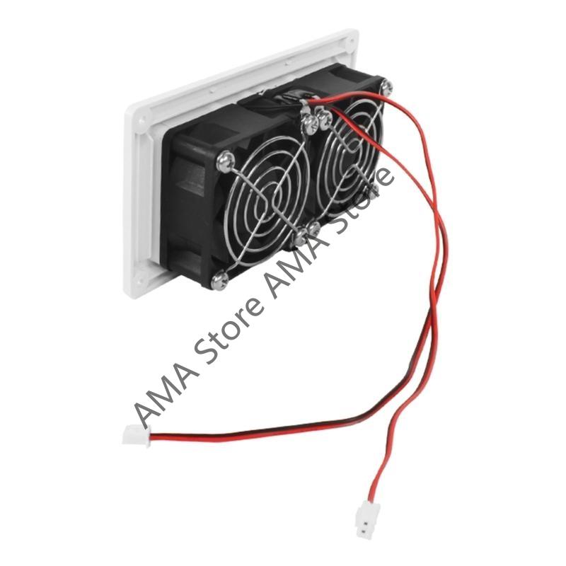 X7JF 12V 6W Caravans Side Air Vent Ventilation Exhaust Fan Easy Installation for Campers Trailer Motorhome Boats Marine Yacht