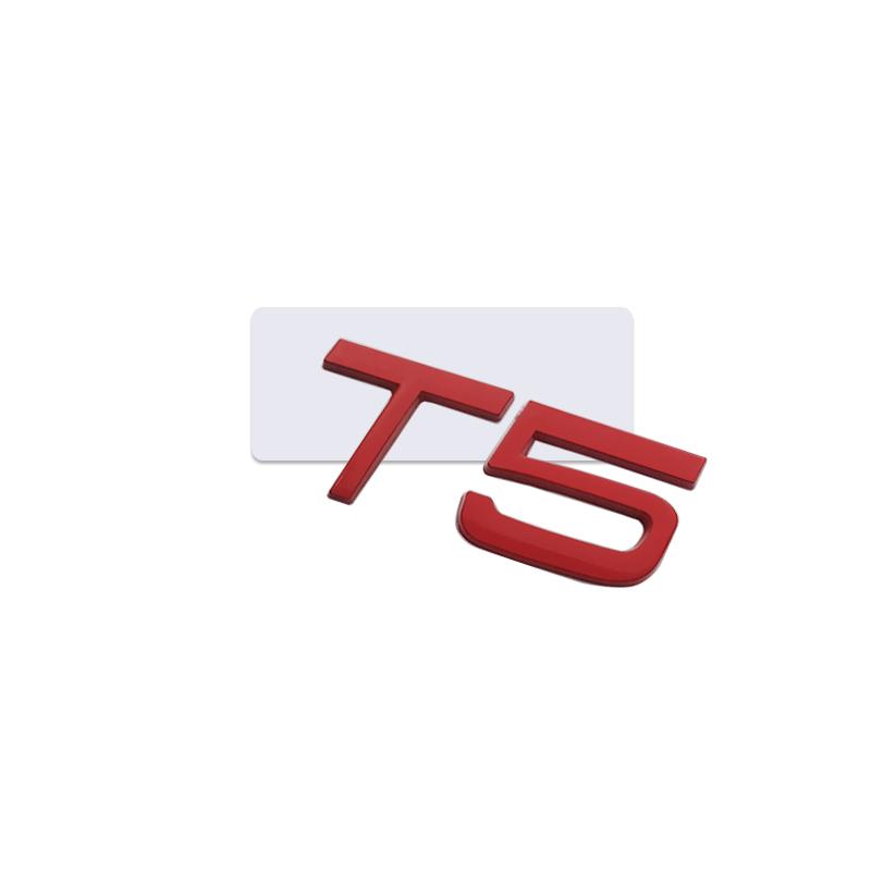 Car Sticker Metal Emblem T5 T6 Badge Trunk Decal For Volvo V40 V60 V90 XC60 XC90 XC40 S60 S90 S80 C30 Accessories
