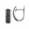 2025 Shi Europe and the United States with the same type of cubic zirconia earrings, men and women ins trend simple