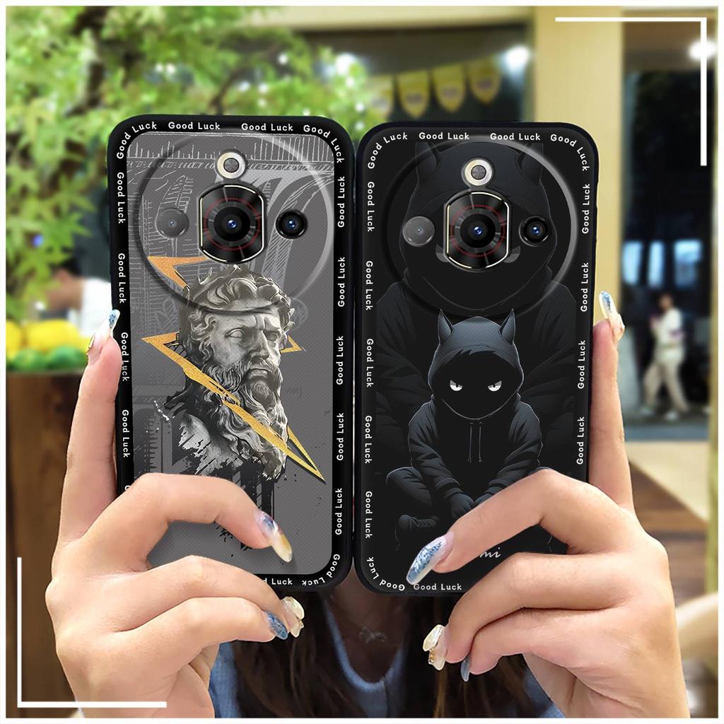Shockproof Silicone Phone Case For ZTE Nubia Focus Pro 5G TPU Waterproof Graffiti Phone Pouch Anti-knock Full Wrap Cute