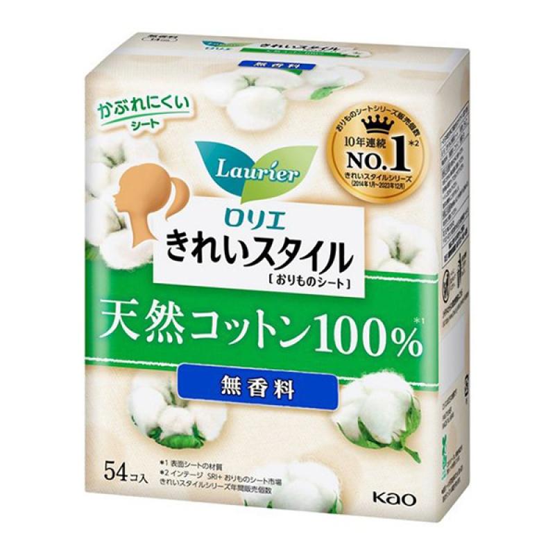 

Kao Lorie Kirei Style Natural Cotton 100% Unscented 54 Pieces