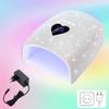 220W Rhinestone Dual Light Nail Lamp: Portable, Quick-Dry, Gel-Curing with No Blackening