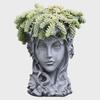 Creative Venus Sculpture Planter: European-Style Goddess Head for Garden, Courtyard, or Balcony Décor
