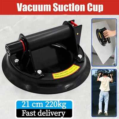 21CM Diameter Vacuum Suction Cup Manual Lift 220kg Load Capacity Heavy Duty Vacuum Lifter For Granite Tile 8 Inch Suction Cup