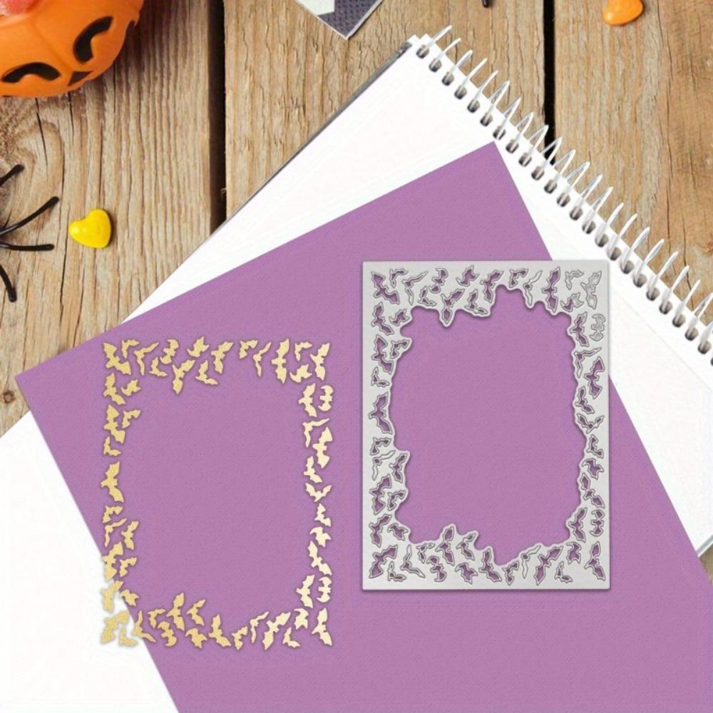 Metal Cutting Dies for Scrapbooking DIY Halloween Decoration with Cartoon Bat Shape
