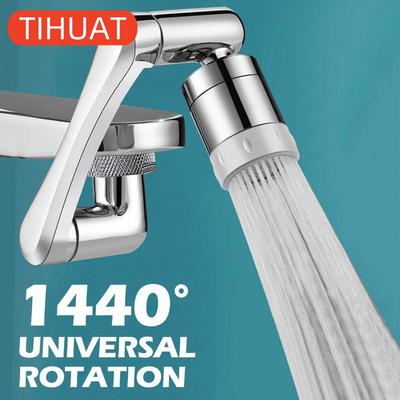 Tête de pulvérisation de robinet à rotation universelle Extension Mélangeur Aérateur Buse Mousseur Robinet de cuisine Bras robot pour lavabo
