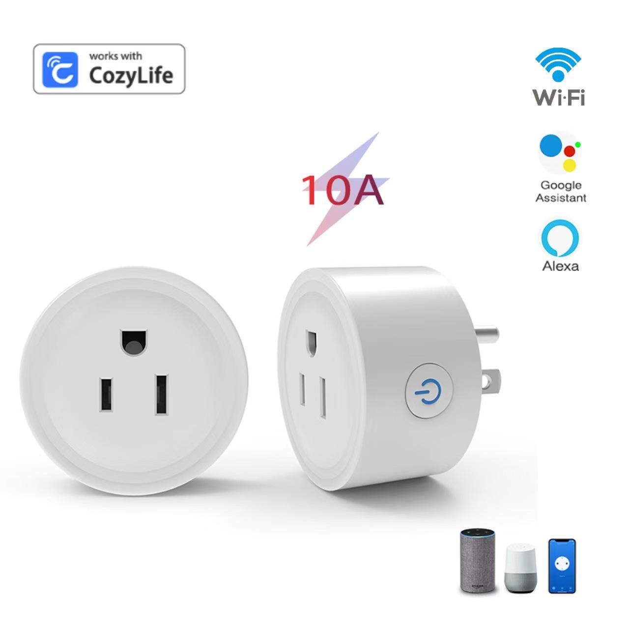 

CozyLife US Smart Plug with 2.4G WiFi, App Timer, Voice Control for Alexa & Google.