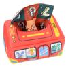 Baby Paper Toy, Simulation Can'T Tear Tissue Box, Baby Ring Paper Cloth Book Pumping Music Pulling Toy